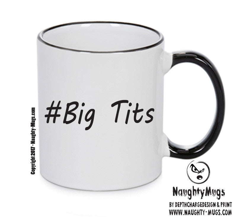 Personalised Your CUSTOM Name Big Tits Printed Mug