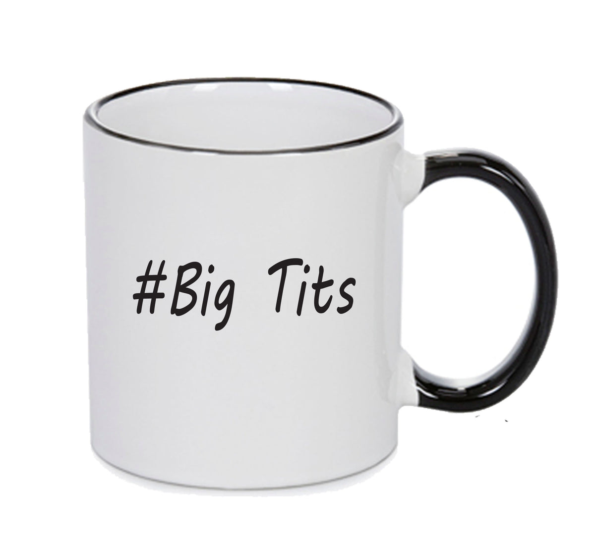 Personalised Your CUSTOM Name Big Tits Printed Mug – printed mug product image 1