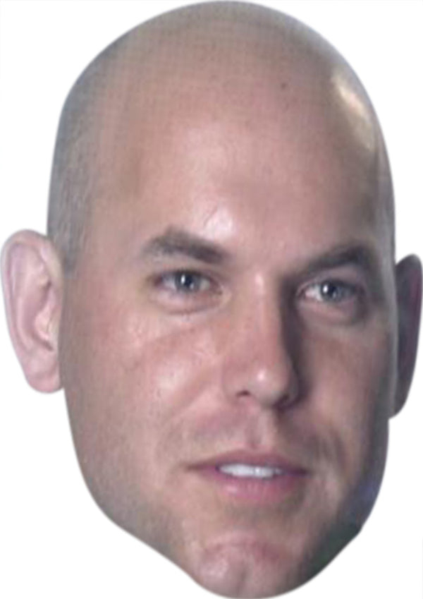 Bill Haas GOLF 2018 Celebrity Face Mask Fancy Dress Cardboard Costume Mask