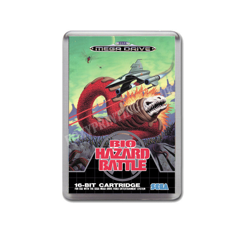 Biohazard Battle Eu Game Style Inspired Sega Megadrive Retro Video Gaming Magnet