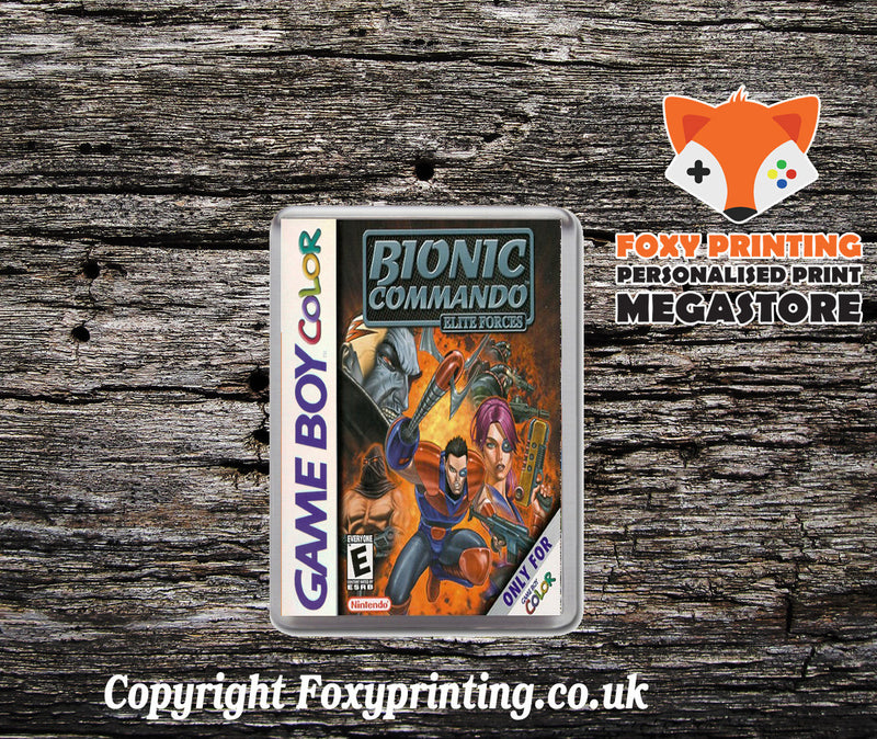 Bionic Commando Elite Forces Retro Gaming Magnet