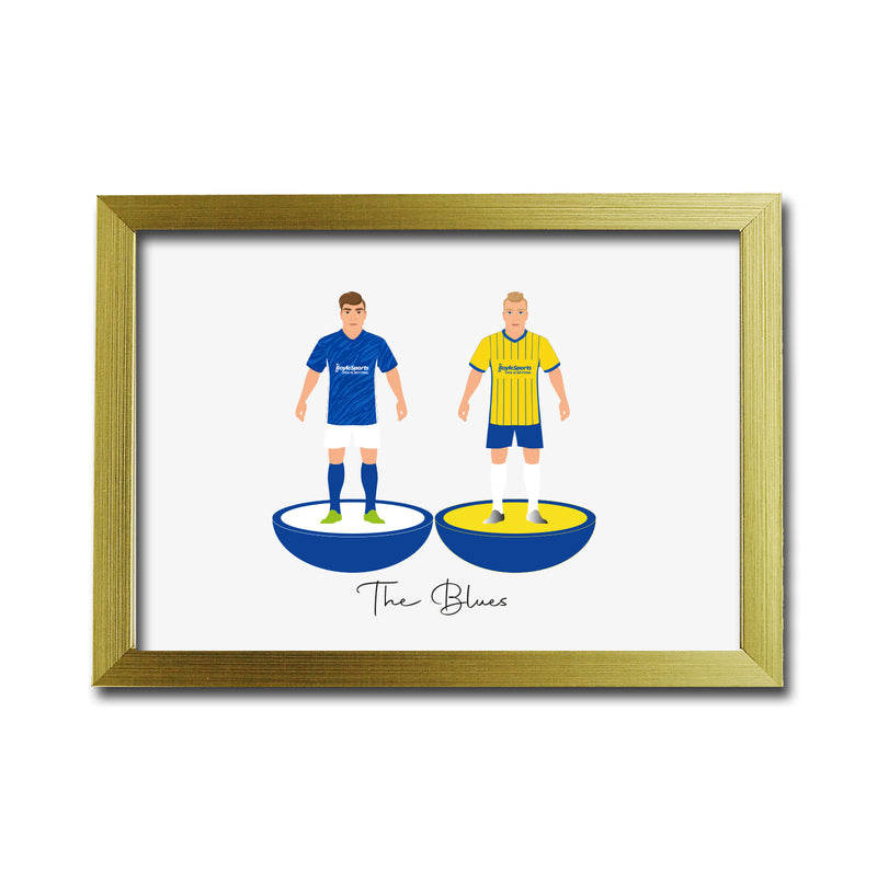 Birmingham Football Club gift - Tiny Men Big Balls Poster