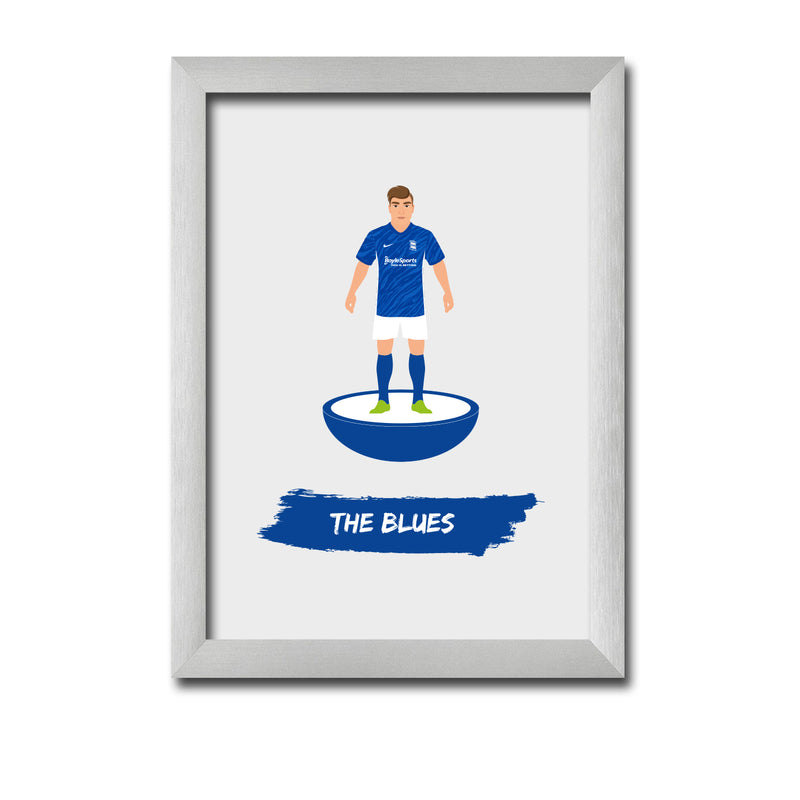 Birmingham Football Club gift - The Blues - Tiny Men Big Balls Poster