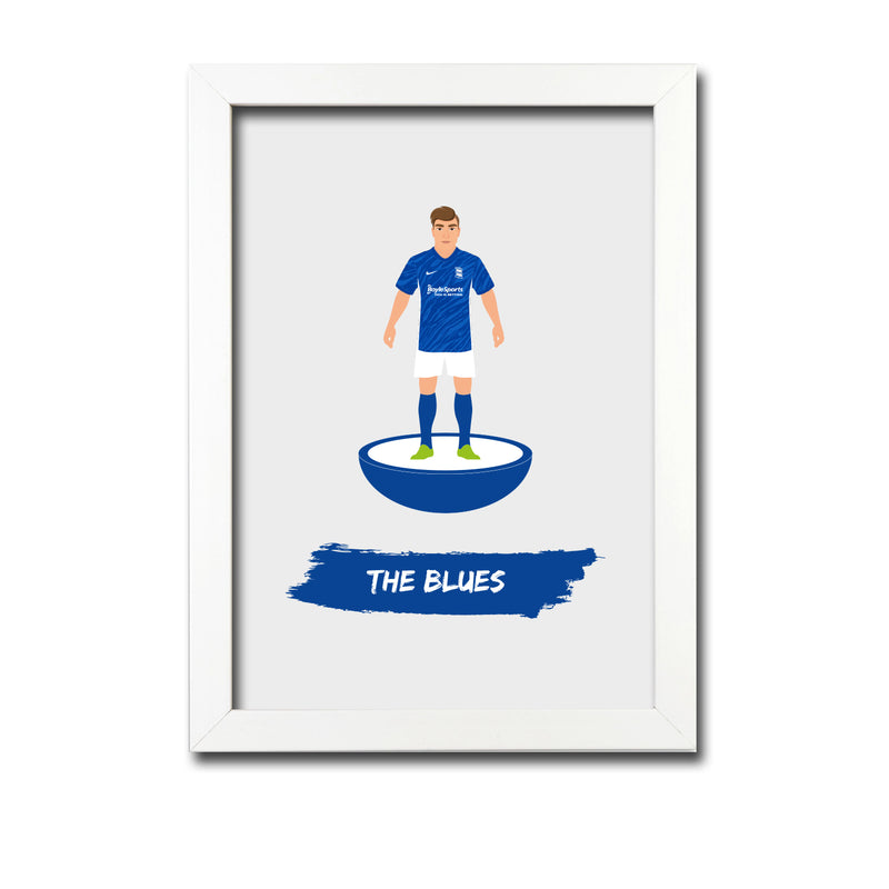 Birmingham Football Club gift - The Blues - Tiny Men Big Balls Poster