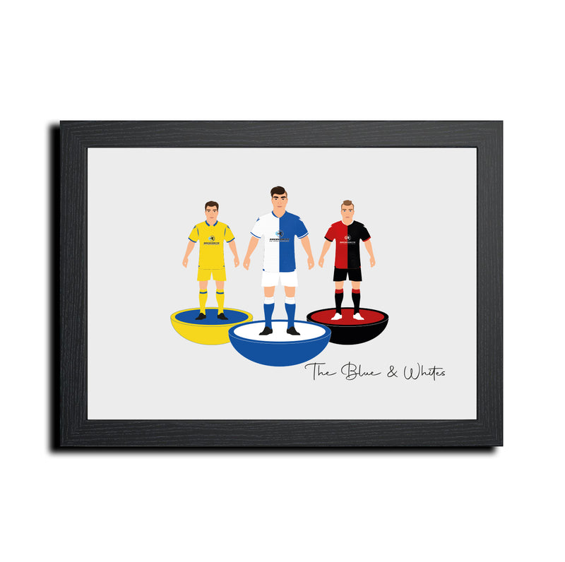 Blackburn Football Club gift - Tiny Men Big Balls Poster