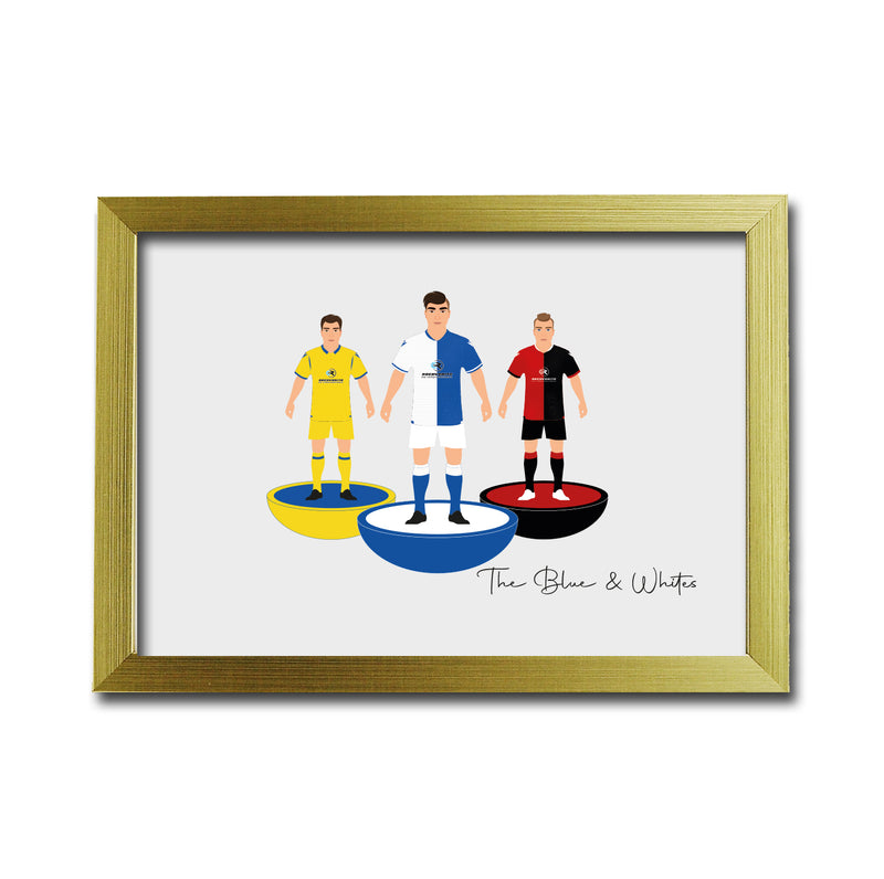 Blackburn Football Club gift - Tiny Men Big Balls Poster