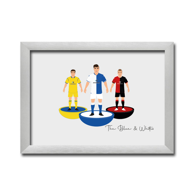 Blackburn Football Club gift - Tiny Men Big Balls Poster