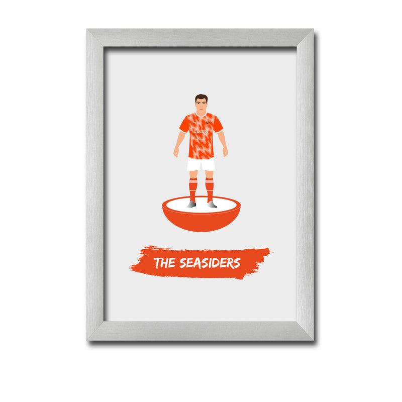 Blackpool Football Club gift - The Seasiders - Tiny Men Big Balls Poster