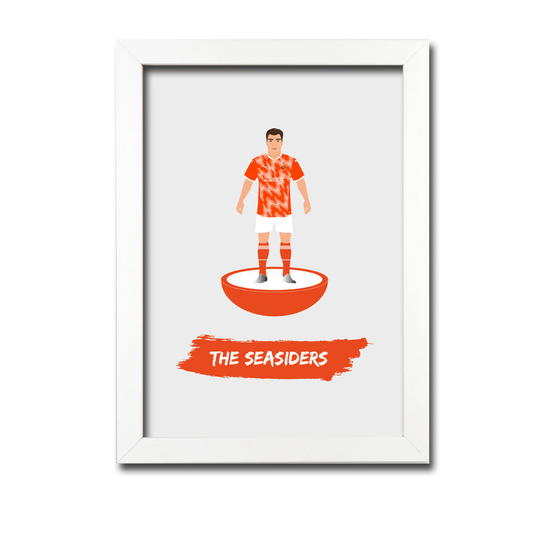 Blackpool Football Club gift - The Seasiders - Tiny Men Big Balls Poster