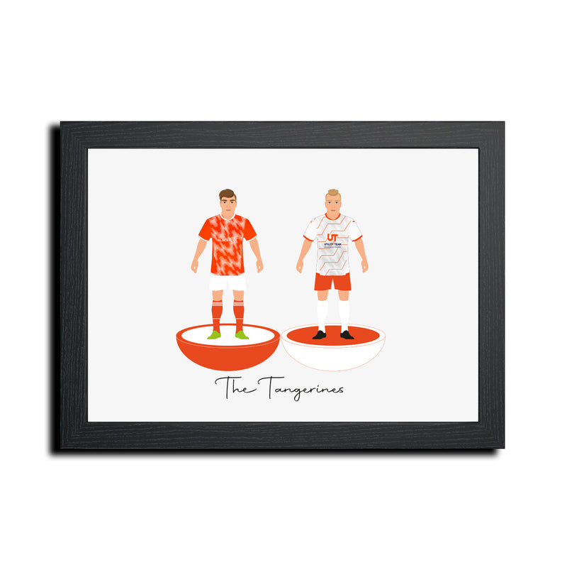 Blackpool Football Club gift - Tiny Men Big Balls Poster