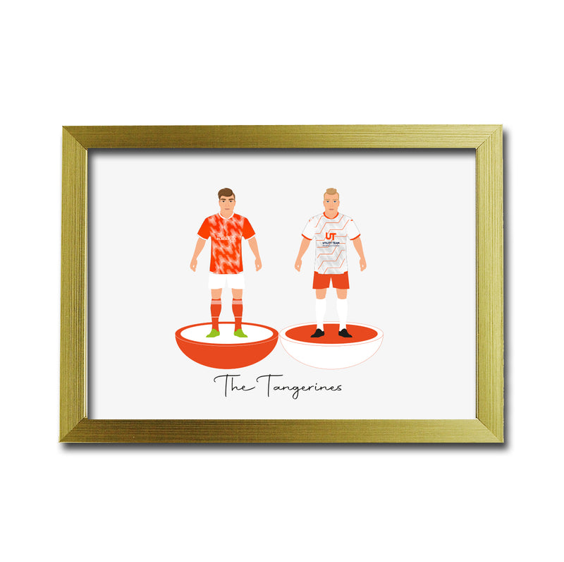 Blackpool Football Club gift - Tiny Men Big Balls Poster