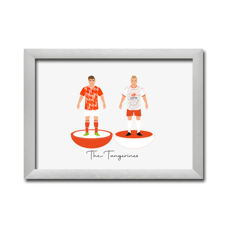 Blackpool Football Club gift - Tiny Men Big Balls Poster