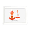Blackpool Football Club gift - Tiny Men Big Balls Poster