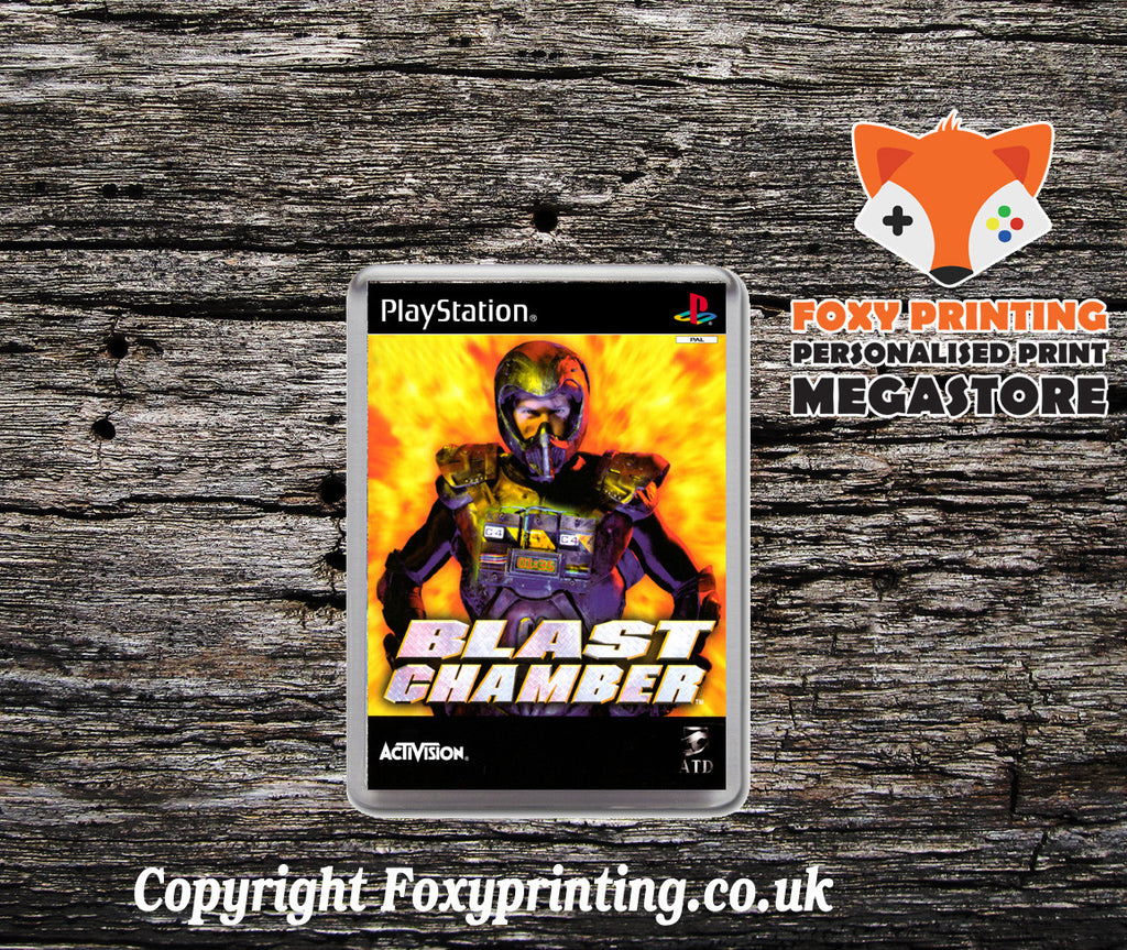 Blast Chamber Eu PS1 Playstation 1 Game Inspired Retro Gaming Magnet