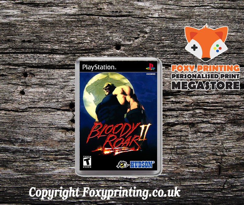 Bloody Roar2 - PS1 Playstation 1 Game Inspired Retro Gaming Magnet