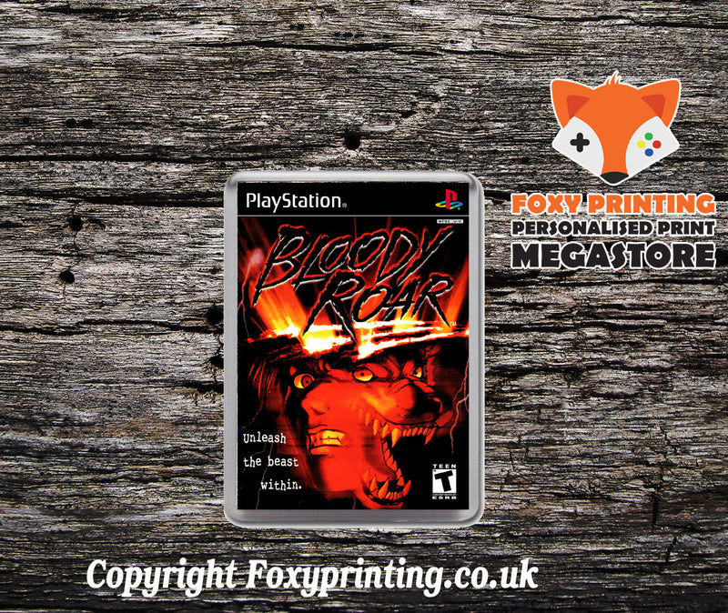 Bloody Roar - PS1 Playstation 1 Game Inspired Retro Gaming Magnet