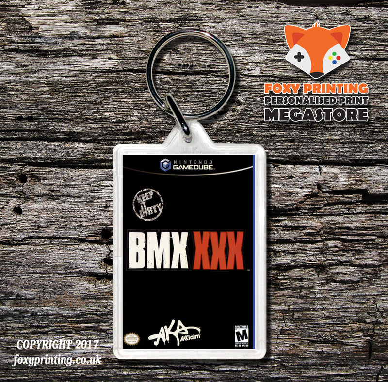 Bmx Xxx Gamecube Game Inspired Retro Gaming Keyring