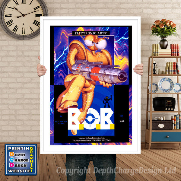 Bob - Sega Megadrive Inspired Retro Gaming Poster