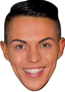 Bobby Cole Norris Towie TV STAR Celebrity Face Mask Fancy Dress Cardboard Costume Mask