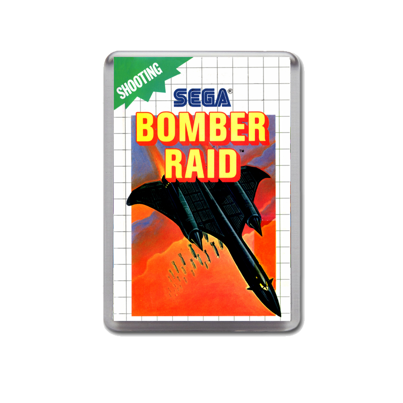 Bomber Raid Sega Master System Game Inspired Fridge Magnet