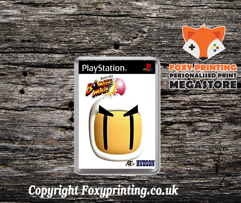 Bomber Man Eu - PS1 Playstation 1 Game Inspired Retro Gaming Magnet