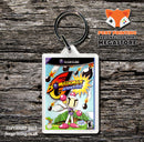 Bomber Mangeneration Gamecube Game Inspired Retro Gaming Keyring