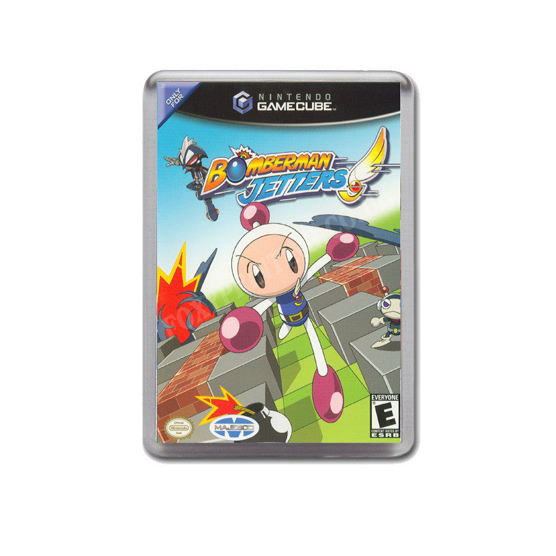 Bomberman Jetters Style Inspired Game Gamecube Retro Video Gaming Magnet