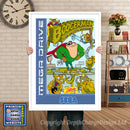 Booger Man Eu - Sega Megadrive Inspired Retro Gaming Poster A4 A3 A2 Or A1