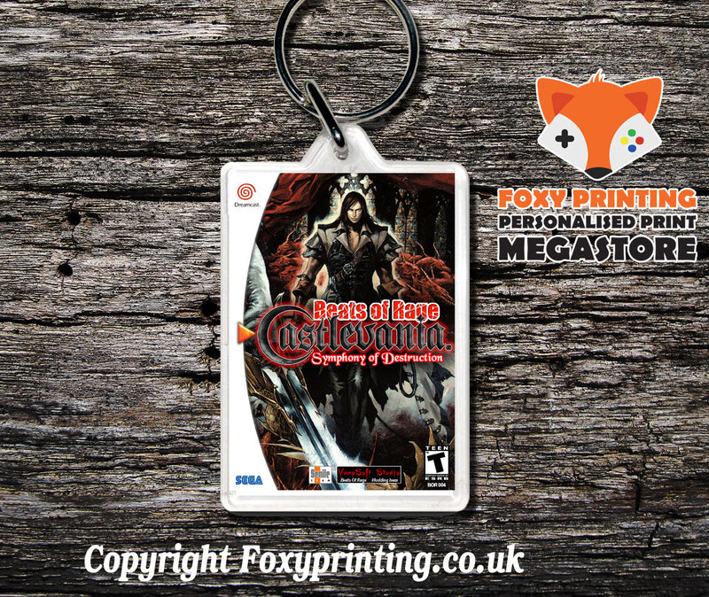 Borcastlevaniasymphonyofdestruction - Sega Dreamcast Game Keyring