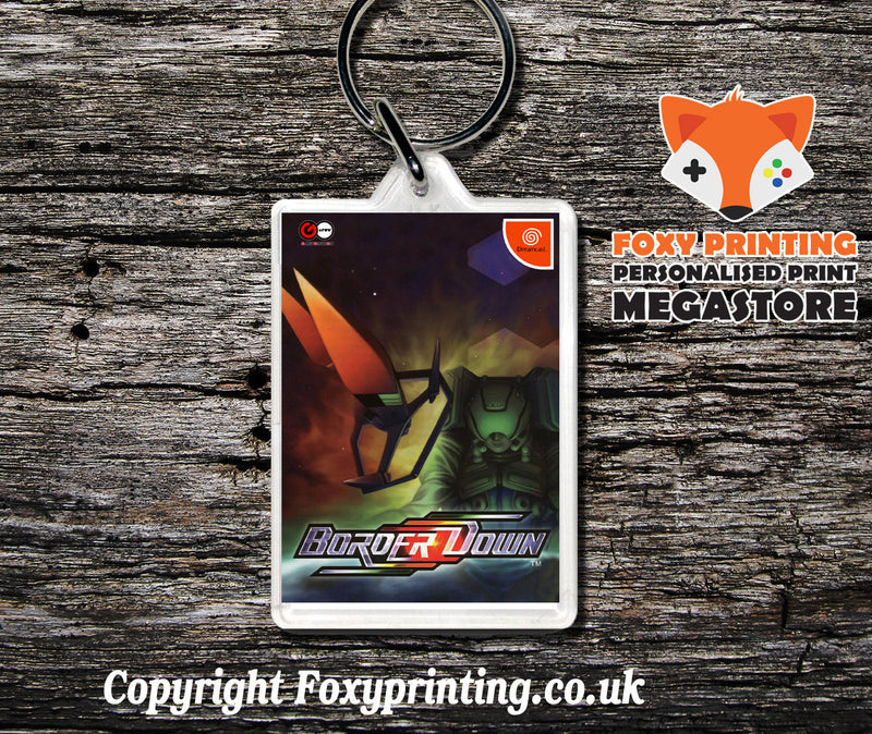 Borderdown Jp - Sega Dreamcast Game Keyring