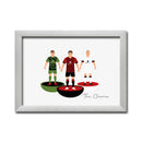 Bournemouth Football Club gift - Tiny Men Big Balls Poster