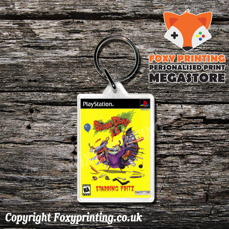 Brain Dead 13 - PS1 Playstation 1 Game Inspired Retro Gaming Magnet