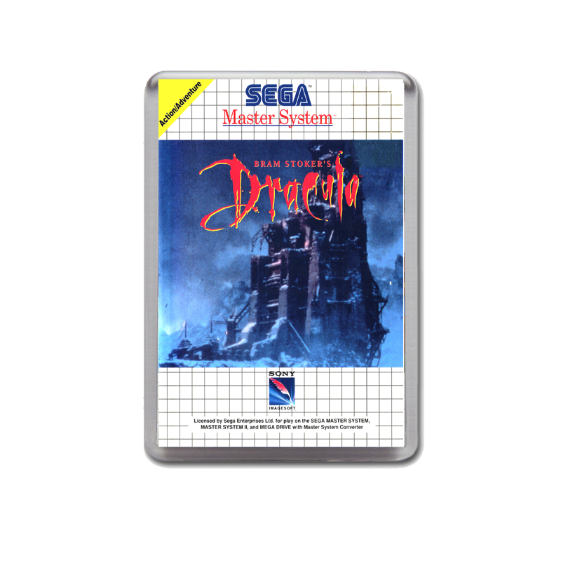 Bram Stokers Dracula Au Sega Master System Game Inspired Fridge Magnet