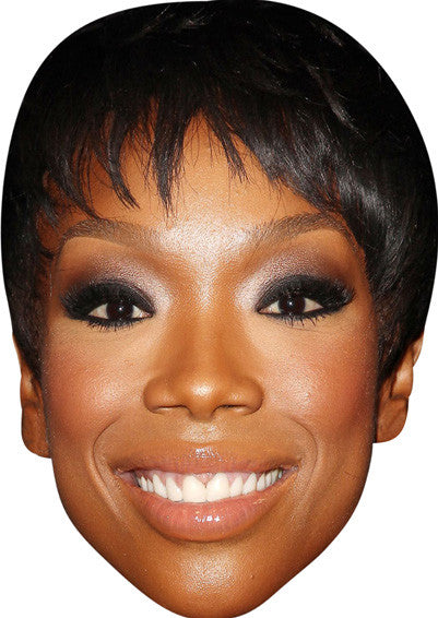 Brandy Norwood Celebrity Face Mask Fancy Dress Cardboard Costume Mask Party Face Mask