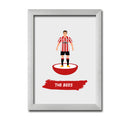 Brentford Football Club gift - The Bees - Tiny Men Big Balls Poster