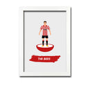 Brentford Football Club gift - The Bees - Tiny Men Big Balls Poster