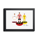 Brentford Football Club gift - Tiny Men Big Balls Poster