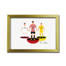Brentford Football Club gift - Tiny Men Big Balls Poster
