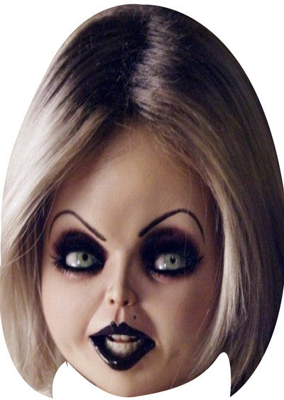 Bride Chucky Celebrity Face Mask Fancy Dress Cardboard Costume Mask