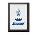 Brighton Football Club gift - The Seagulls - Tiny Men Big Balls Poster
