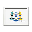 Brighton Football Club gift - Tiny Men Big Balls Poster