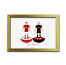 Bristol City Football Club gift - Tiny Men Big Balls Poster