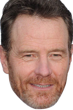 Bryan Cranston 2 Celebrity Face Mask Fancy Dress Cardboard Costume Mask