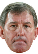 Bryan Robson Celebrity Face Mask Fancy Dress Cardboard Costume Mask