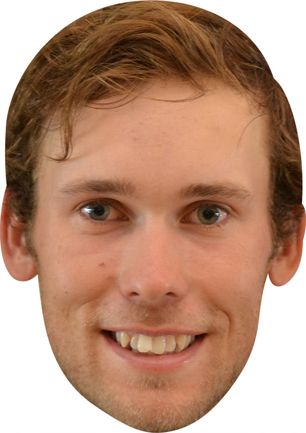 Bryden Macpherson GOLF 2018 Celebrity Face Mask Fancy Dress Cardboard Costume Mask