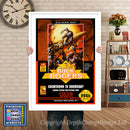 Buckrogers Countdown To Dooms Day - Sega Megadrive Inspired Retro Gaming Poster A4 A3 A2 Or A1
