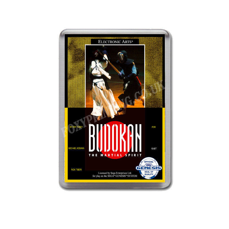 Budokan Game Style Inspired Sega Megadrive Retro Video Gaming Magnet
