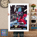 Burning Force Eu - Sega Megadrive Inspired Retro Gaming Poster A4 A3 A2 Or A1