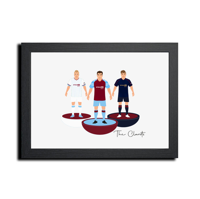 Burnley Football Club gift - Tiny Men Big Balls Poster