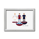 Burnley Football Club gift - Tiny Men Big Balls Poster